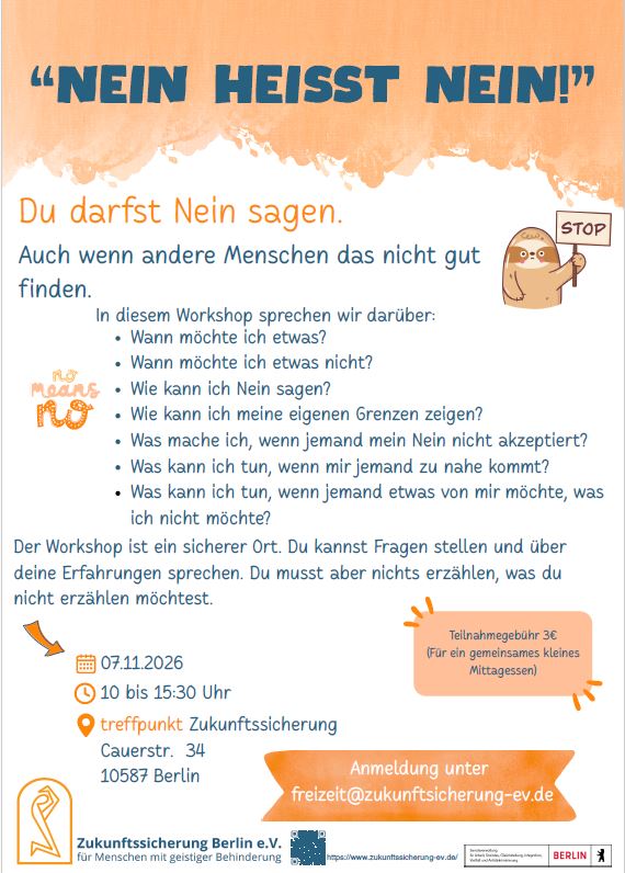 Workshop: Nein heißt Nein