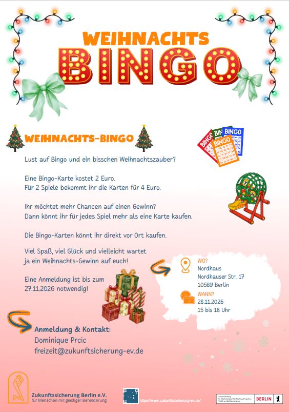 Weihnachts-Bingo